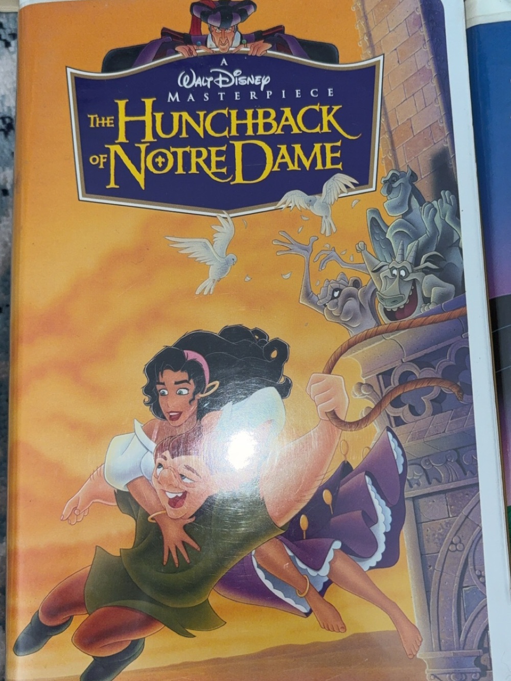 Disney The Hunchback of Notre Dame Illustrated Cover - Orange, Purple, Green
